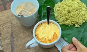 Ca phe trung(egg coffee)