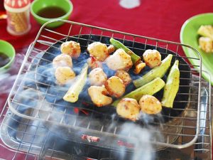 Còi Biên Mai Nướng (Grilled Scallops)