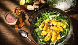 Chả Cá Lã Vọng (Grilled Fish with Turmeric and Dill)