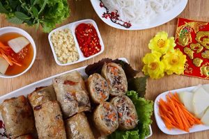 Nem Cua Bể (Crab Spring Rolls)