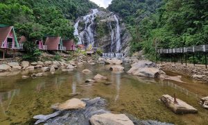 Minh Long white waterfall