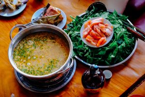salmon hotpot