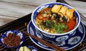 Bún Ốc Chuối Đậu (Snail Noodles with Banana Blossom and Tofu)-Hanoi's must-try winter treats